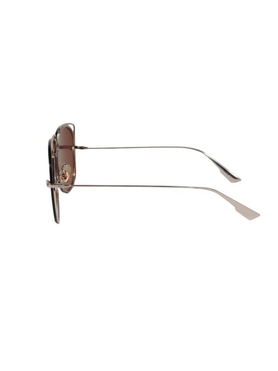 Dior Stellaire 6 Aviator Sunglasses SIlver Gold Gradient Round Glasses Shades main image 3
